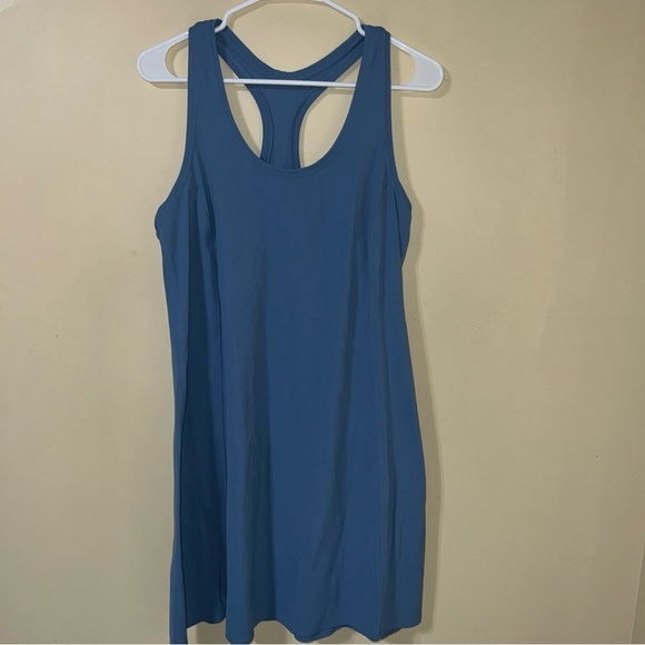 Athleta On My Way Dress Steel Blue  XL - Picture 3 of 5